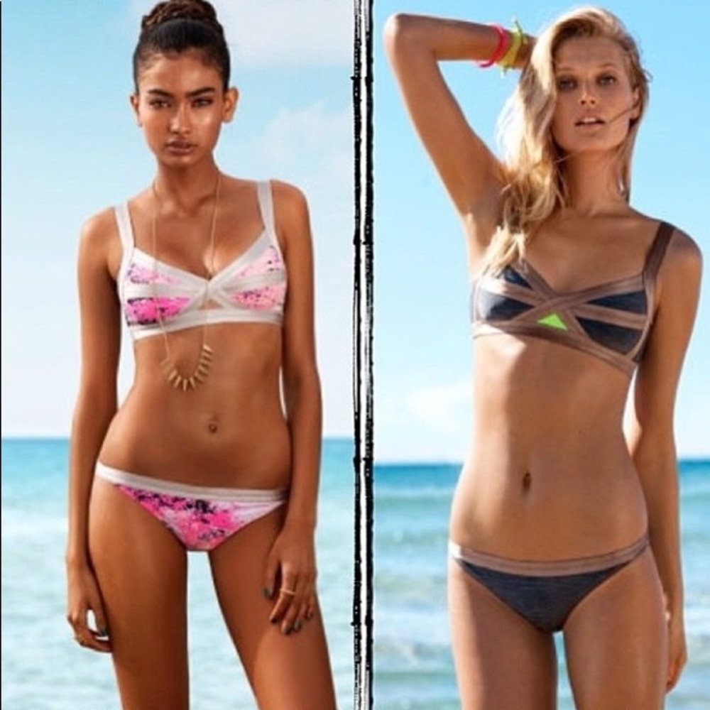 H&M Bondage Pink Bikini Bottom